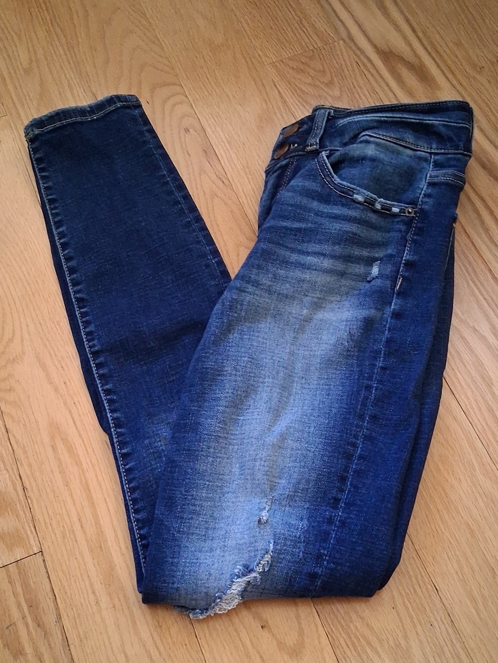 BKE Billie Distressed Slim Fit, High Rise, Skinny Jeans, Size 27 - Picture 2 of 10